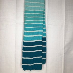 Merona Striped Teal Green Scarf